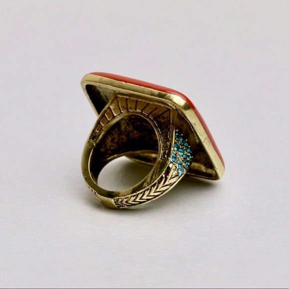 HEIDI DAUS Deco-Lishish Crystal and Enamel Crystal and Enamel Ring